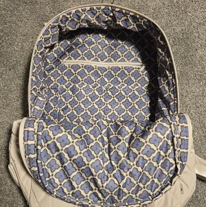 Vera Bradley Quilted Beige Backpack